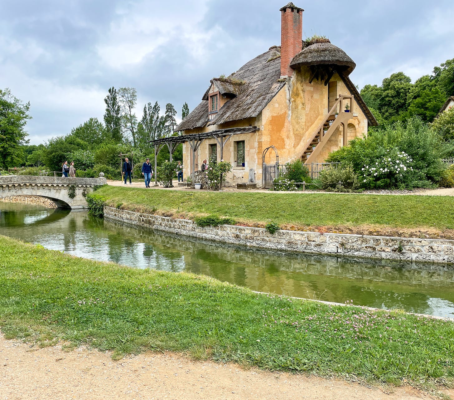 Marie Antoinette's hamlet at Versailles.