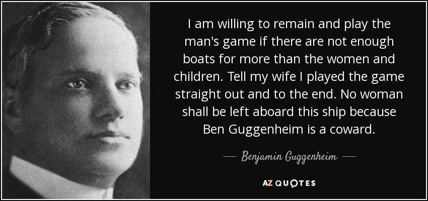 QUOTES BY BENJAMIN GUGGENHEIM | A-Z Quotes