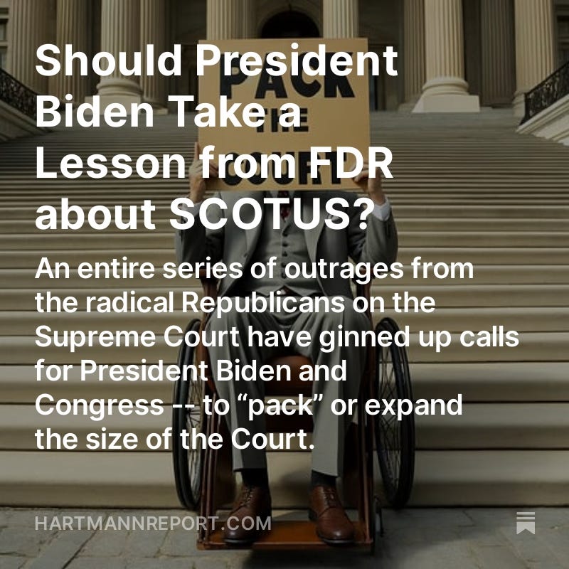 Should President Biden Take a Lesson from FDR about SCOTUS?