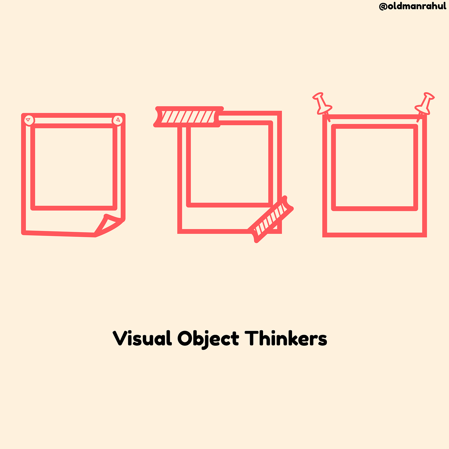 Visual Object Thinkers
