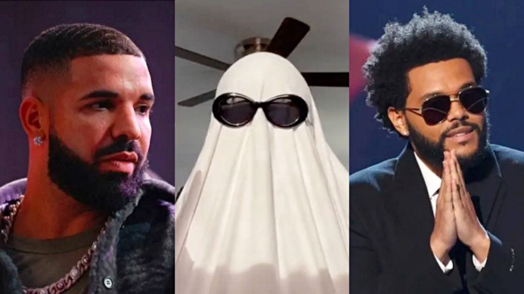 Fake Drake and The Weeknd AI Song Not Eligible for Grammy