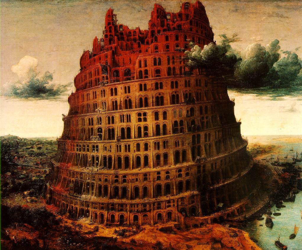 The Little Tower of Babel - Pieter Bruegel - c. 1563