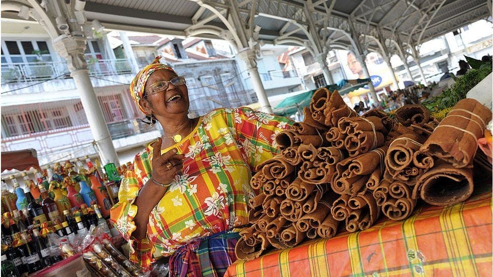 Saint-Antoine market in Pointe-a-Pitre, Guadeloupe