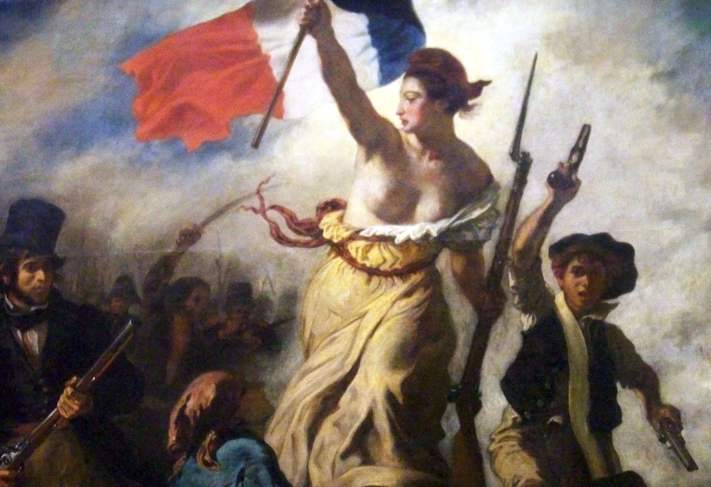 File:Detail from "Liberty Leading the People" at the Louvre (cropped).jpg -  Wikimedia Commons