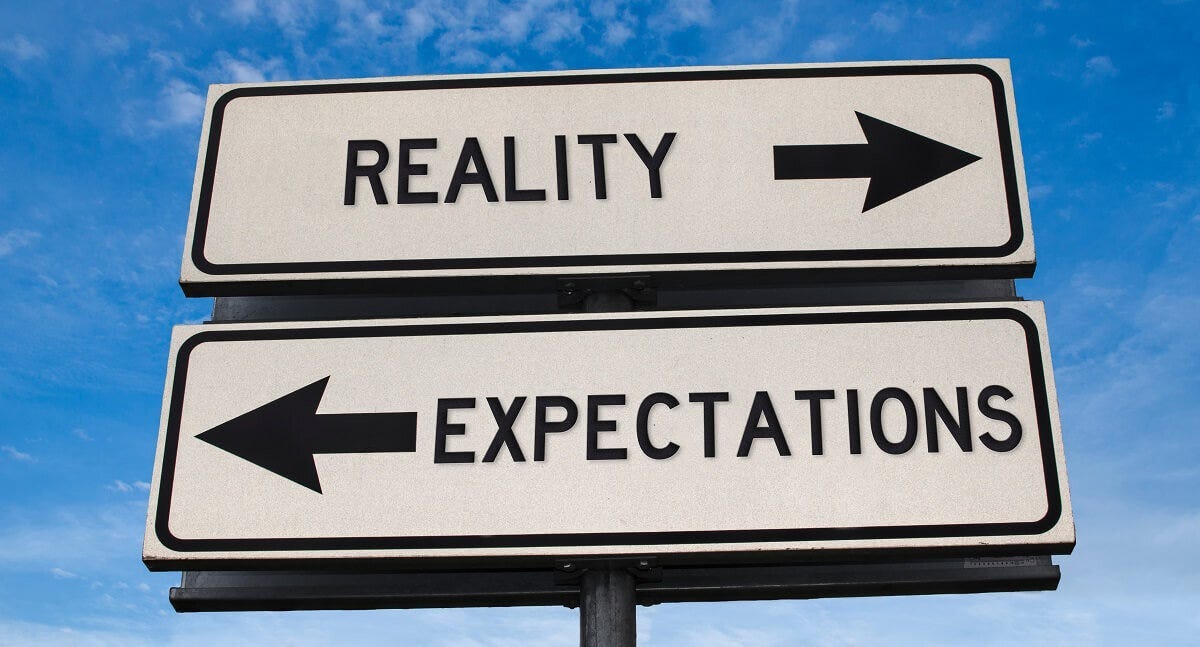 The Power of Expectations (and How to Use them to your Advantage) | by  Sally Clarke | Medium
