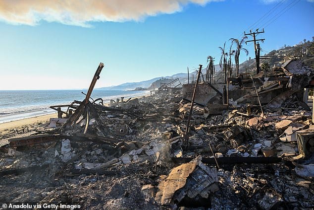 The devastating Los Angeles fires have burned over 12,000 properties and killed at least 11 people, with officials warning the death toll is 'expected to rise' as recovery efforts continue