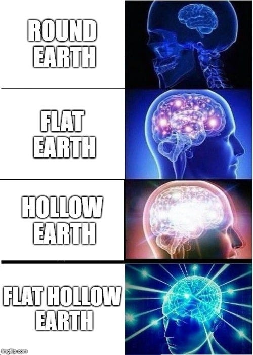 Flat Hollow Earth - Imgflip