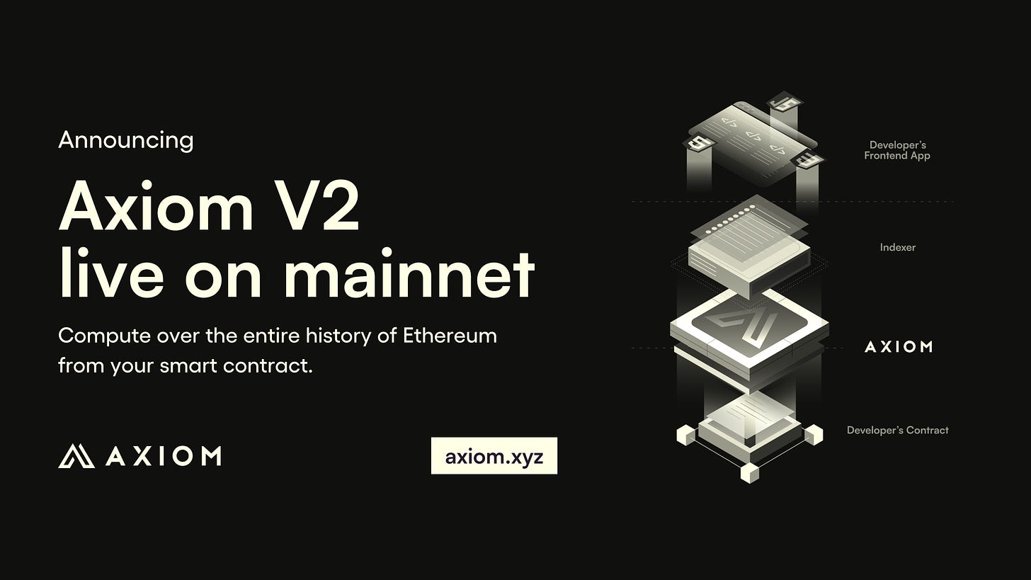 Announcing Axiom V2 on Mainnet