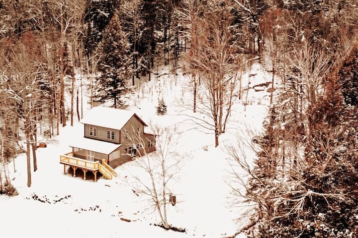 The Cottage in the winter.