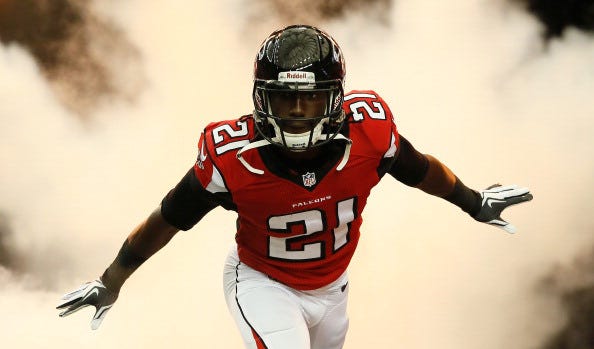 desmond trufant great cornerback for atlanta nfl falcons 2015