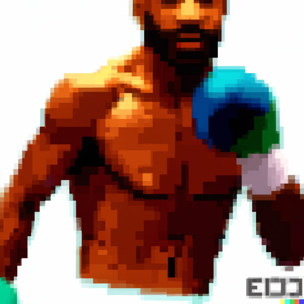 Sundar Pichai como lutador de box.