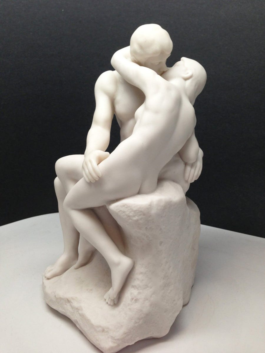 Rodin's "Kiss"