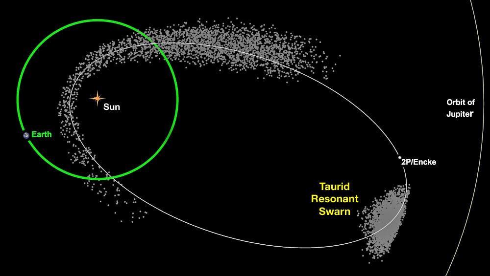 Taurid "swarm" orbit