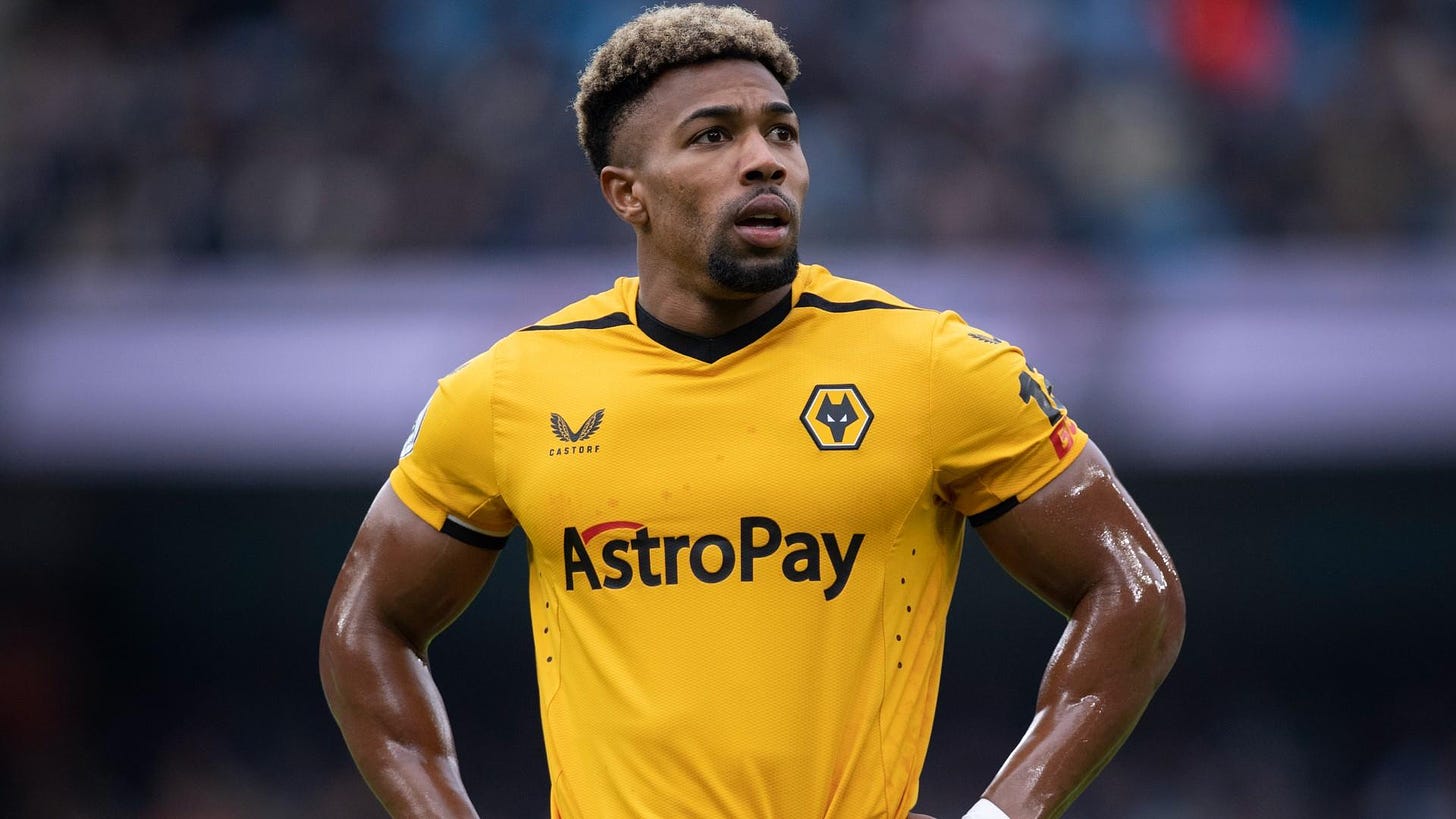 Why does Adama Traore use baby oil? Explaining why Wolves winger greases up  arms and doesn't lift weights | Sporting News