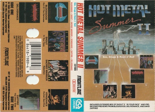 Vengeance Rising / Sacred Warrior / Deliverance / Bloodgood - Hot Metal Summer II