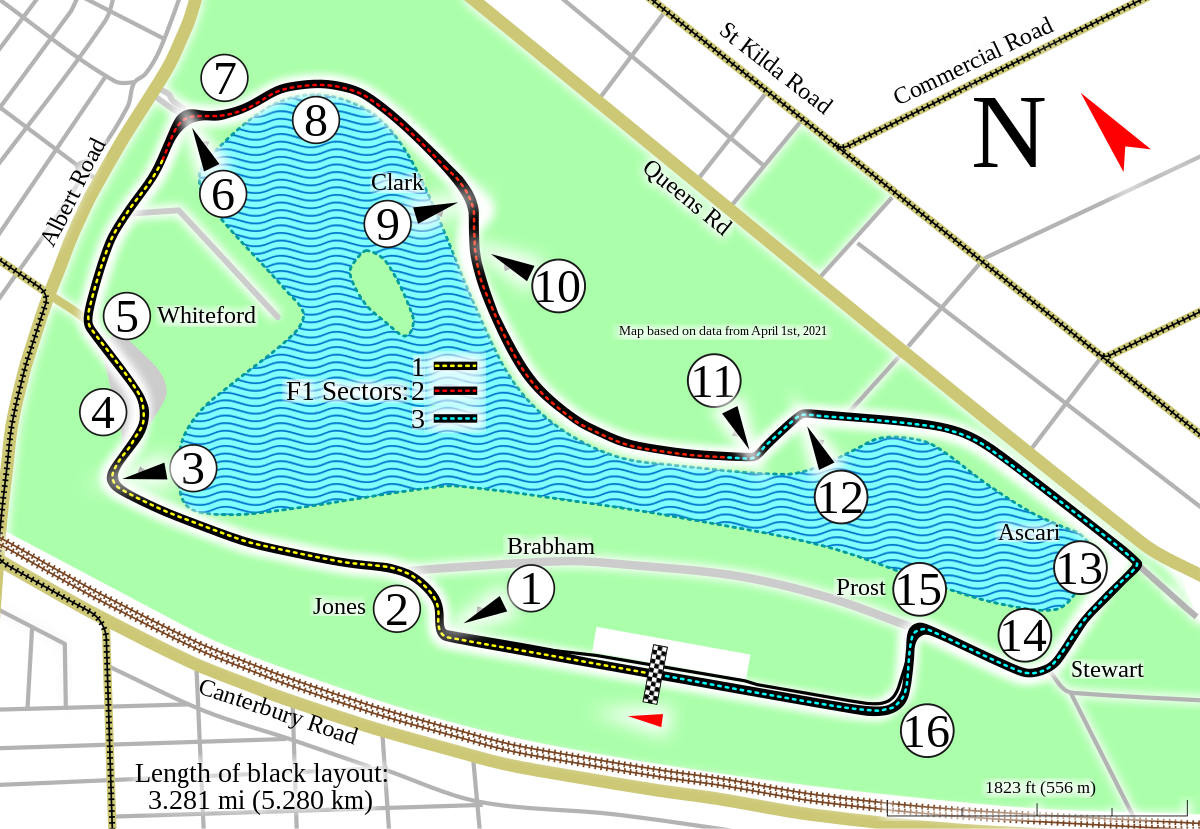 Albert Park Circuit - Wikipedia