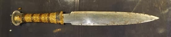 La daga de Tutankamón estaba hecha con un meteorito