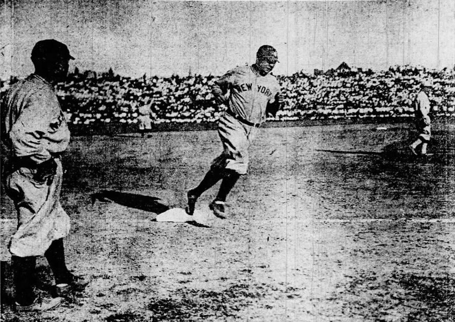 1922 Babe Ruth Home Run