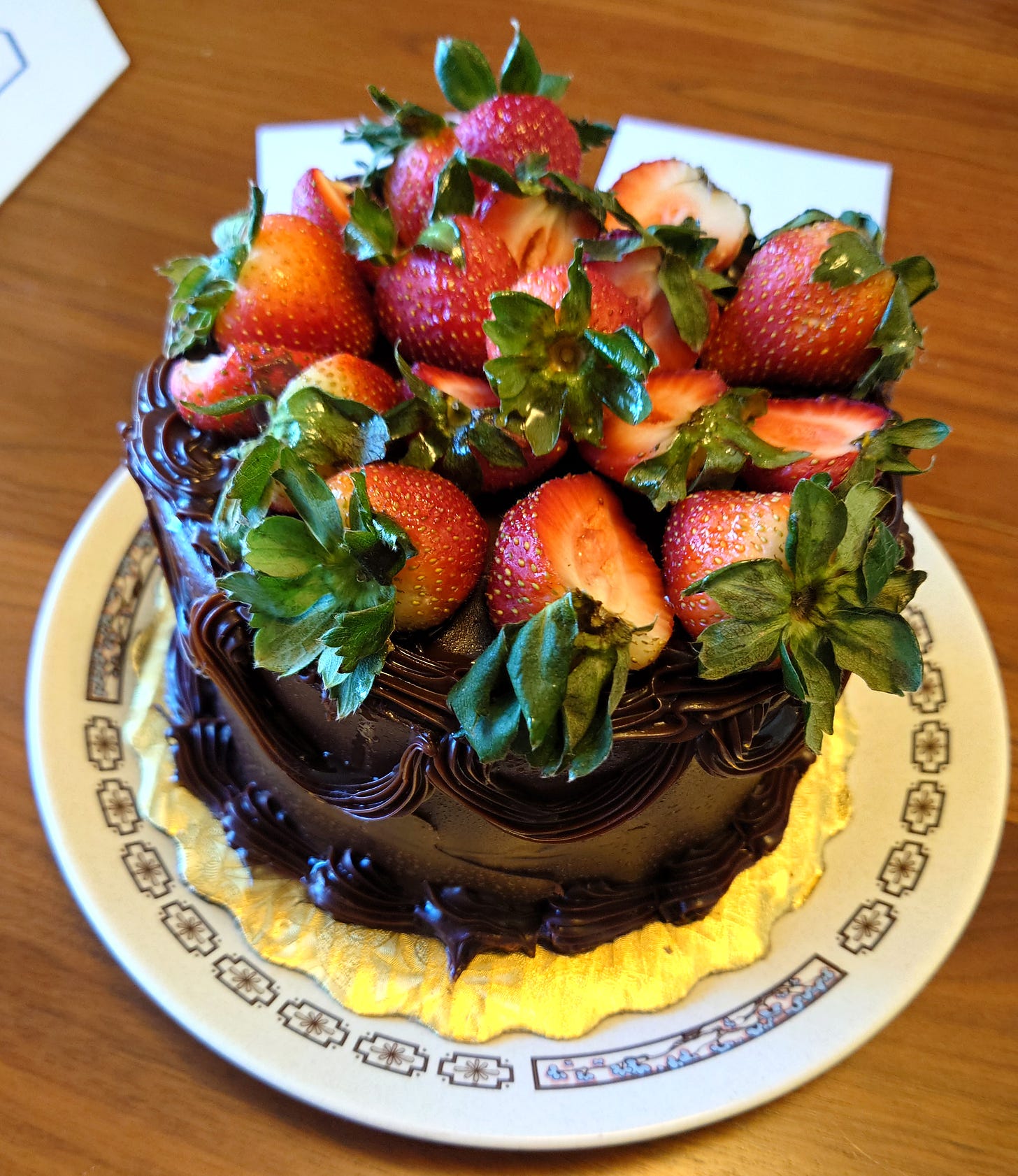 Chocolate cake from Rao’s Bakery in Port Arthur, Texas