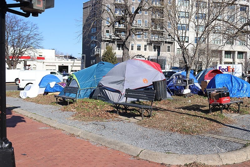 File:Tuesday afternoon, 12 January 2021 Walk to US Capitol & Supreme Court - Washington DC 04.HomelessTents.NE.WDC.12January2021 (50845383242).jpg