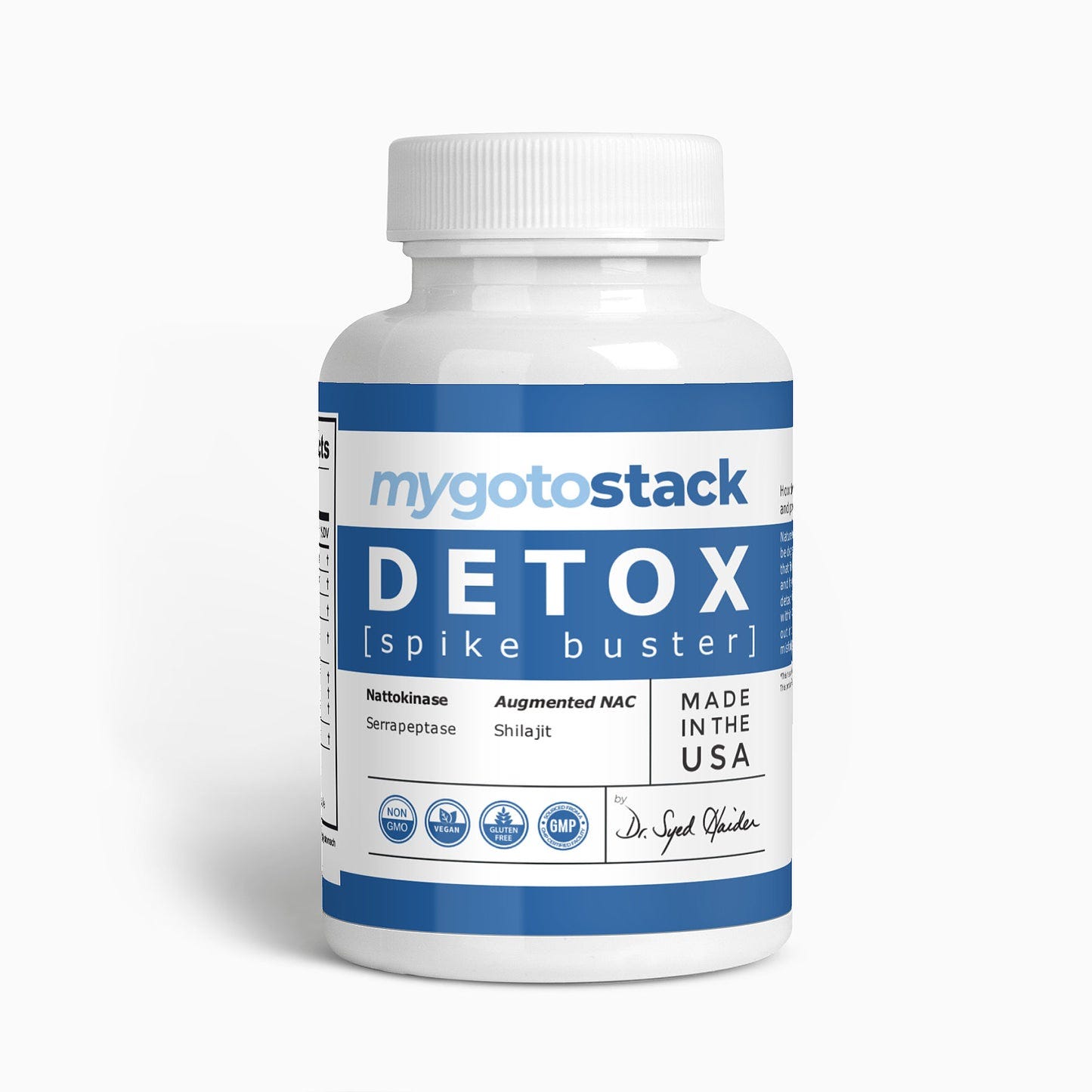 DETOX [spike buster] PRE-ORDER NOW: initial stock is limited! Shipping late November 2023.