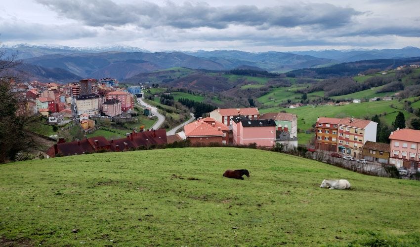 Vistas desde Tineo (Asturias)