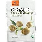 Gaea Organic Snack Pack Pitted Green Olives with Sea Salt and Lemon Juice - 2.3 oz (Pack of 8) …