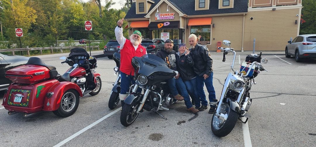 united bikers of maine santa