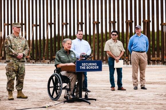 Texas Governor Greg Abbott & Texas Border Czar Mike Banks