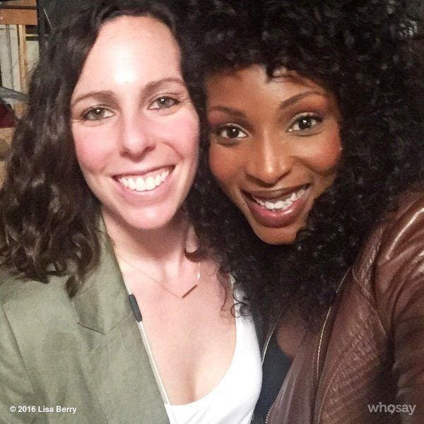 lisa berry with supernatural director nina lopez corrado images