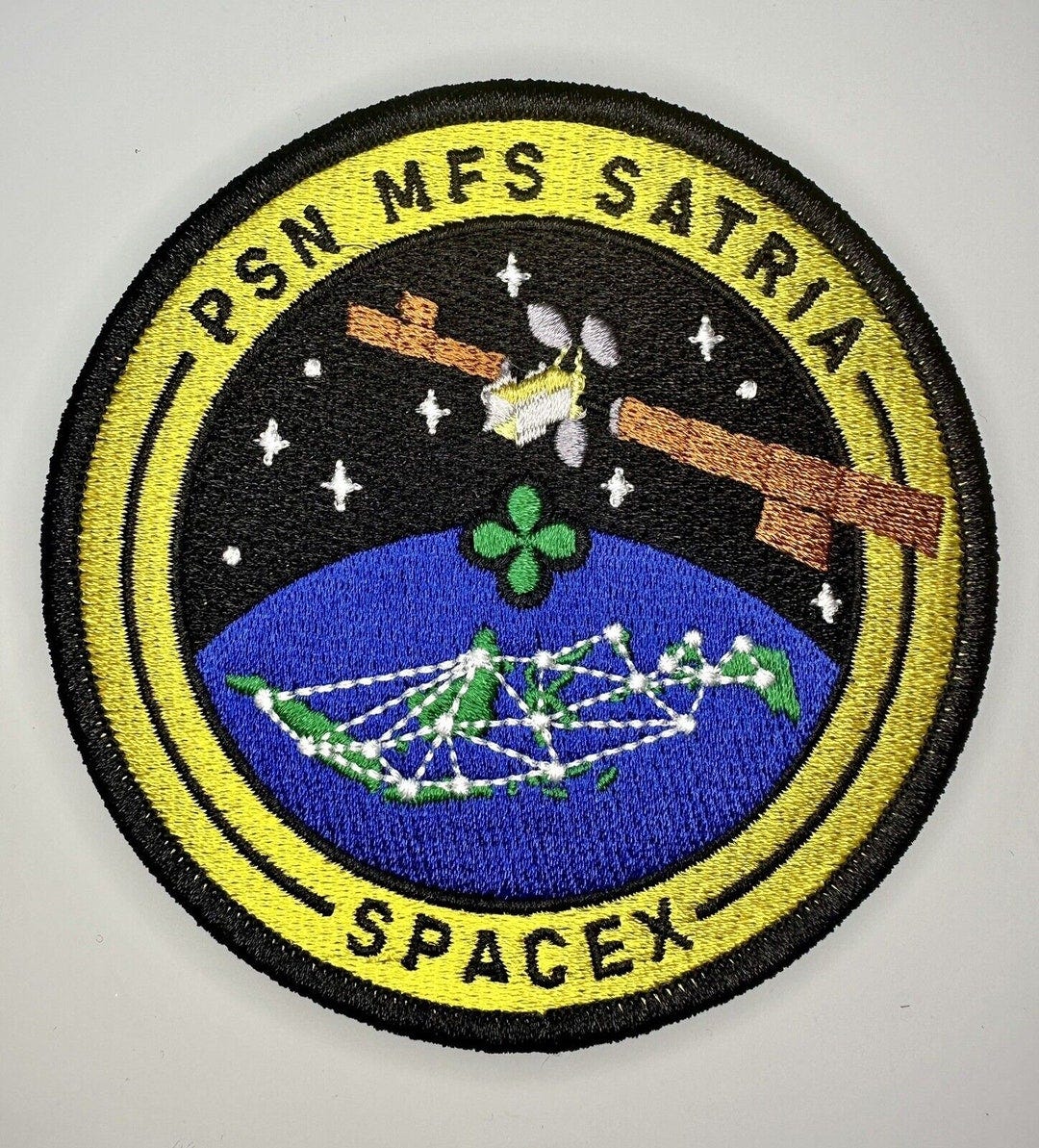 Spacex original psn mfs satria satellite falcon 9 patch de mission 3 - Etsy  France