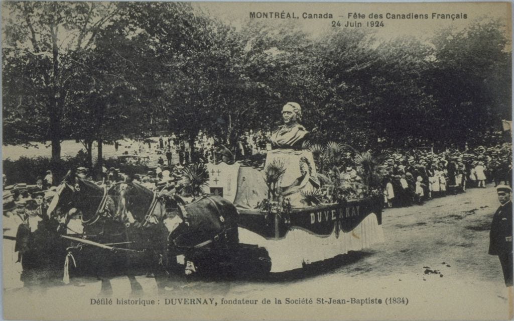 St Jean Baptiste day parade in Quebec, 1834 | Fête nationale, Saint ...