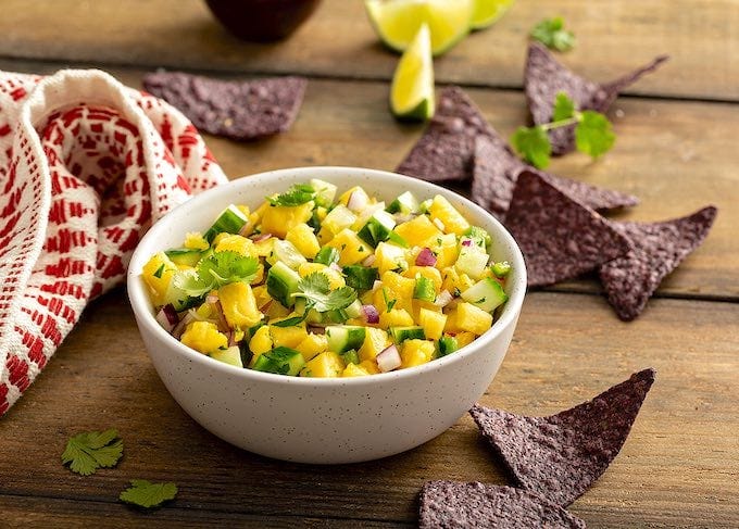 Cucumber and Pineapple Salsa recipe