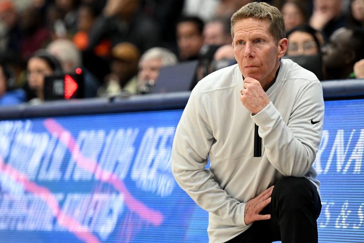 Just an awesome run.' Gonzaga's Mark Few doused with water, pulls out  signature handstand after 700th career win | The Spokesman-Review