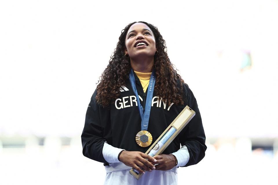 ATHLETICS-OLY-PARIS-2024-MEDALS