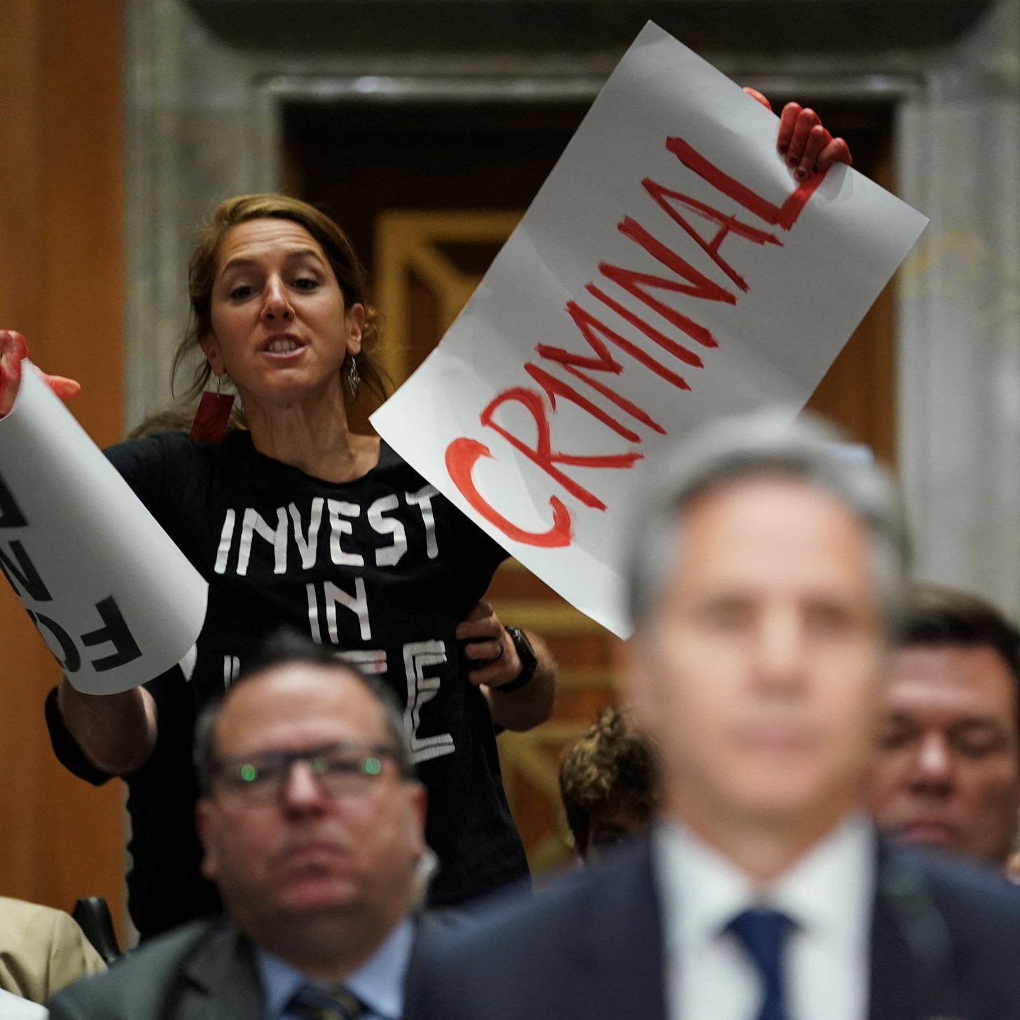 Blinken faces outcry over Israel's war on Gaza during Senate testimonies |  Israel-Palestine conflict News | Al Jazeera