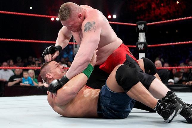 Brock Lesnar vs. John Cena: Did Extreme Rules Match Happen as It Should  Have? | News, Scores, Highlights, Stats, and Rumors | Bleacher Report