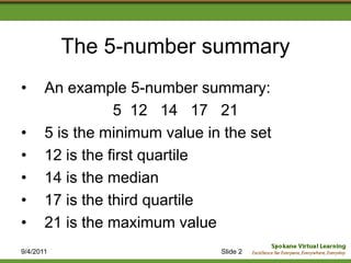 5 Number Summary