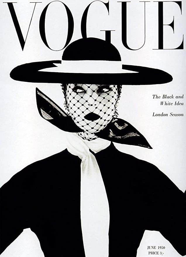 The epitome of luxury - Didot on the front cover of Vogue magazine.