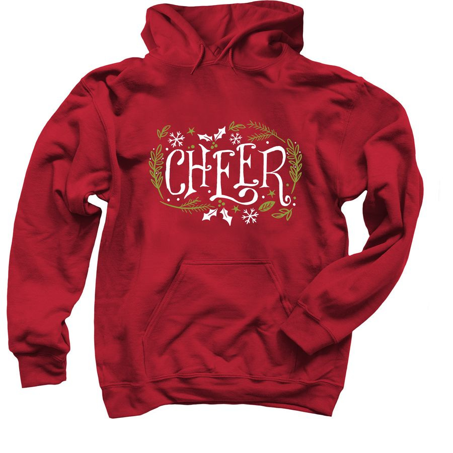 Cheers Makes Everything Brighter, a Cardinal Red Pullover Hoodie