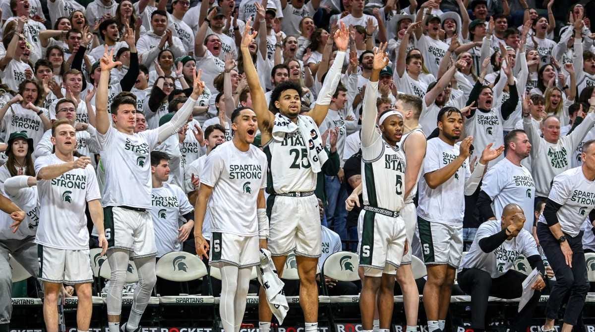 Michigan State Upsets Indiana for First Win After Shootings - Sports  Illustrated