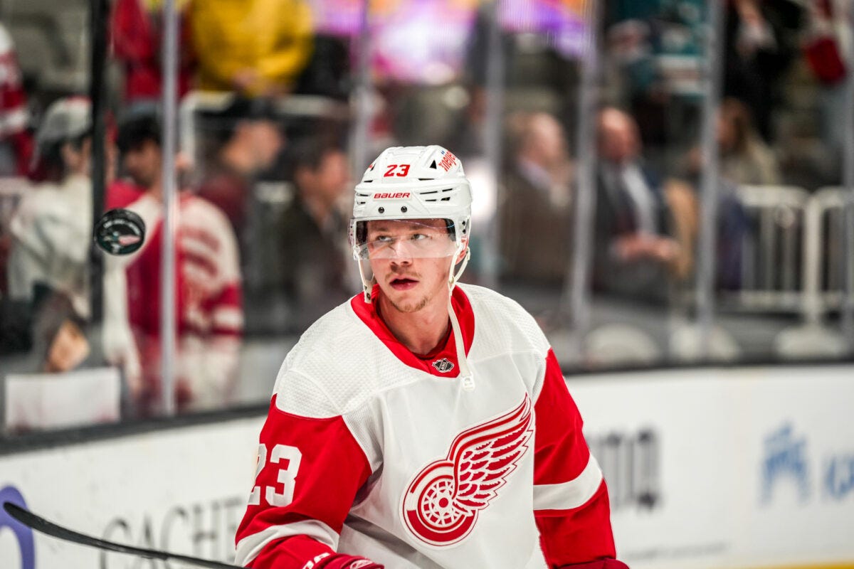 Lucas Raymond Detroit Red Wings