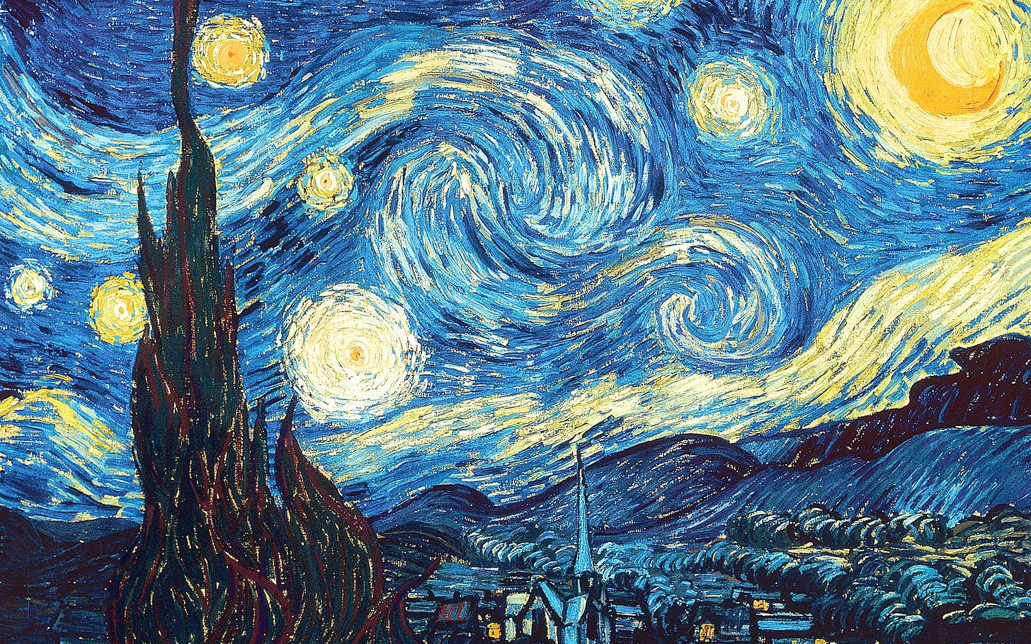 A Starry Starry Night or The Unexpected Maths in a Van Gogh's ...