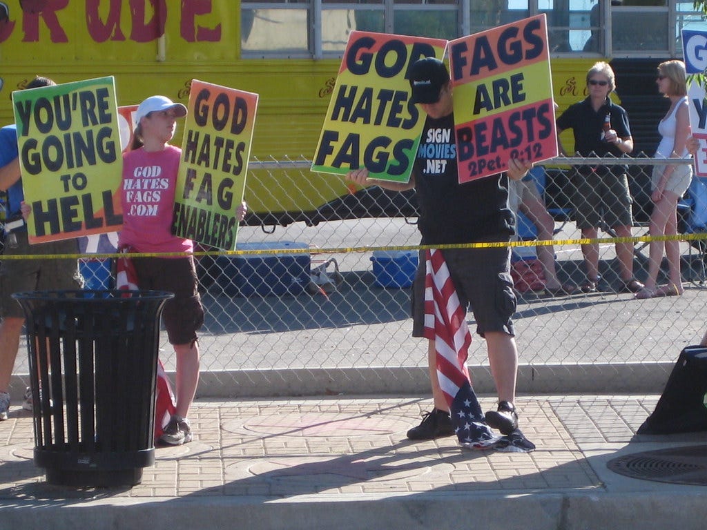 God Hates Fags | God Hates Fags were out to show their suppo… | Flickr