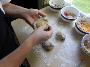 making kolache