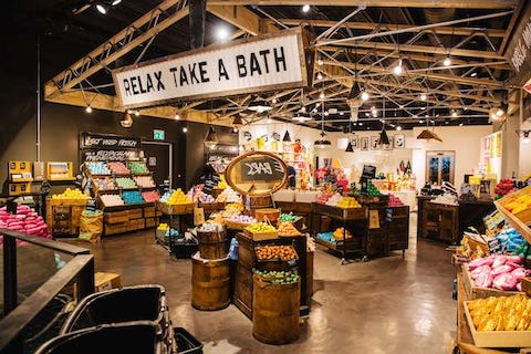A Lush store in London