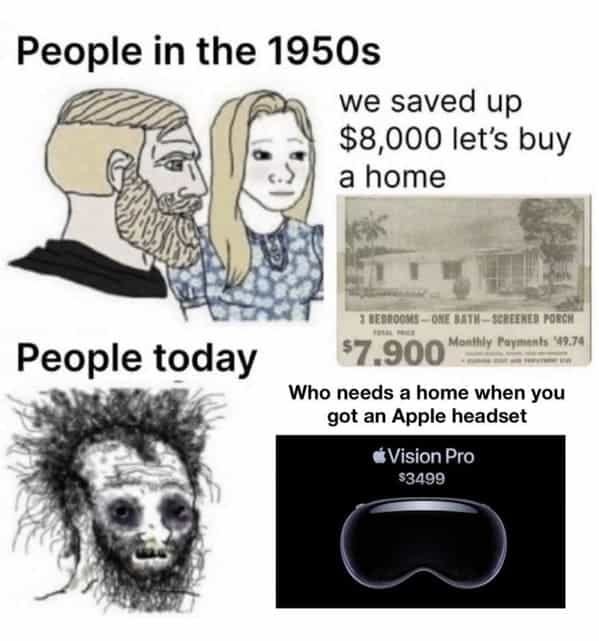 apple vision memes-12-6-7-2023 - Thunder Dungeon | The Funniest Memes.  Period.