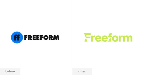TV Channel Freeform goes further forward with new logo