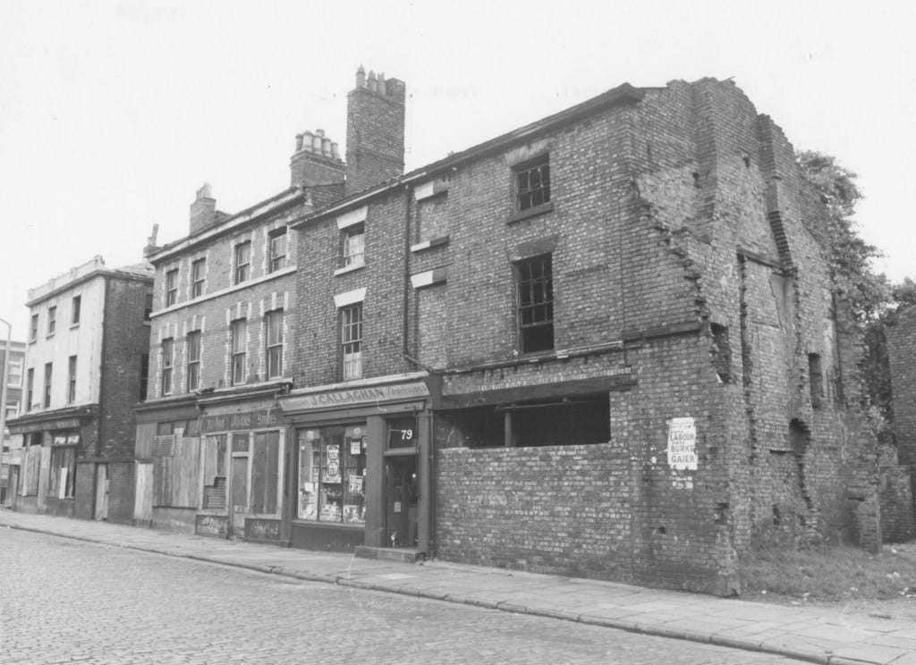 60s blight in a section of Falkner Street that no longer exists.