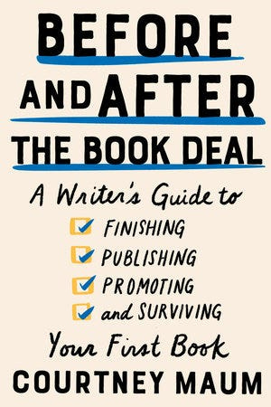 photo of book cover “Before and After the Book Deal”